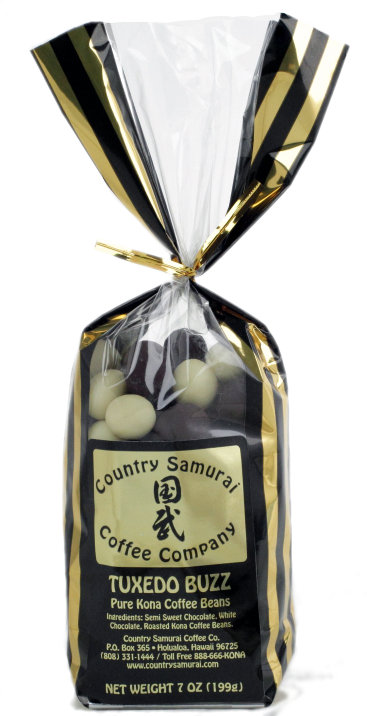 Buzz Beans - Tuxedo (dark & white chocolate) - 7 oz. Buzz Beans - Tuxedo (dark & white chocolate) - 7 oz.